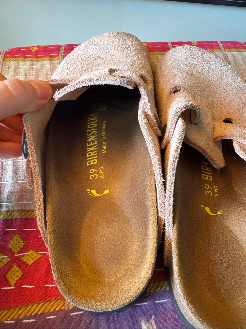 Birkenstock Boston Clog Pink 39/8 - Picture 10 of 13